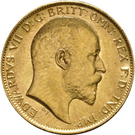 1902 Gold Half Sovereign - King Edward VII