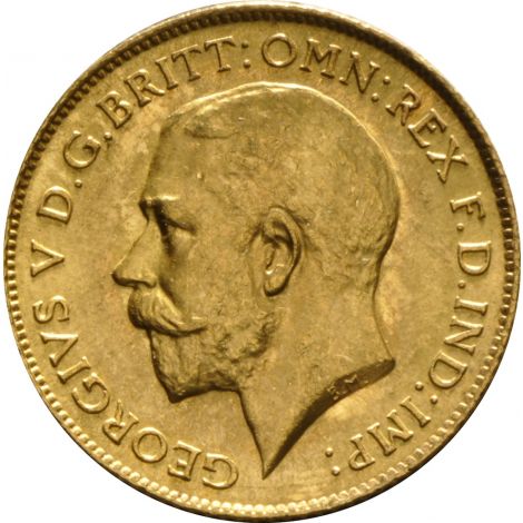 1915 Gold Half Sovereign - King George V - London