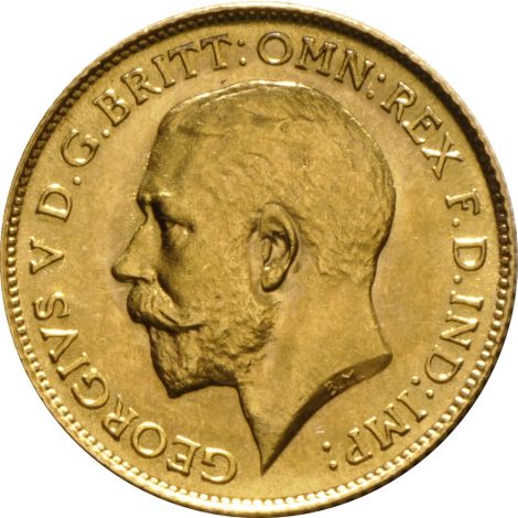 1925 Gold Half Sovereign - King George V