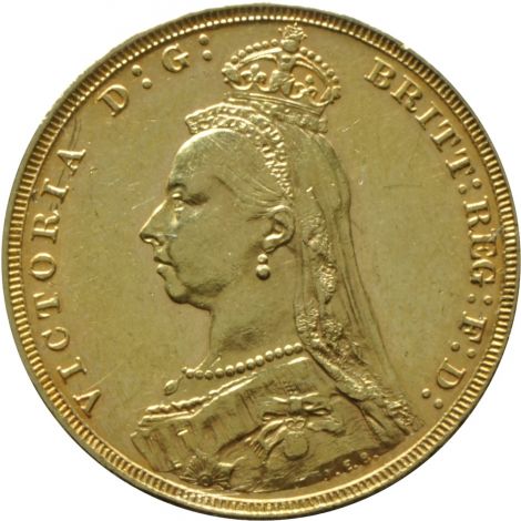 1887 Gold Sovereign - Victoria Jubilee Head