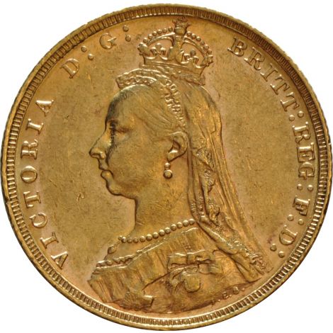 1892 Gold Sovereign - Victoria Jubilee Head