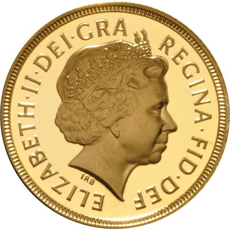 2004 Gold Sovereign - Elizabeth II Fourth Head
