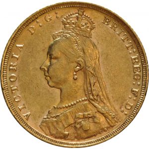 1892 Gold Sovereign - Victoria Jubilee Head