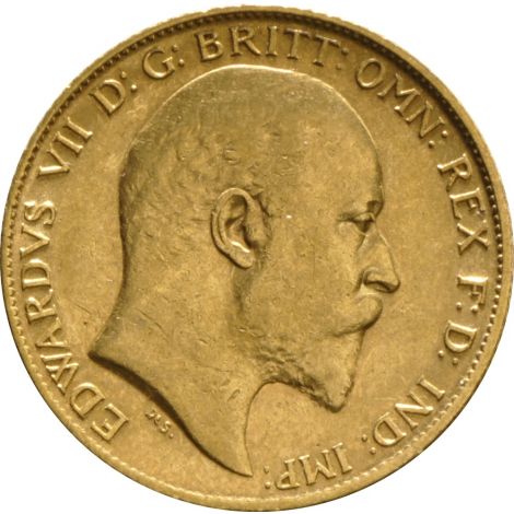 1905 Gold Half Sovereign - King Edward VII - London