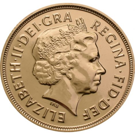 2015 Gold Sovereign - Elizabeth II Fourth Head