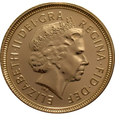 2004 Gold Half Sovereign - Elizabeth II Fourth Head